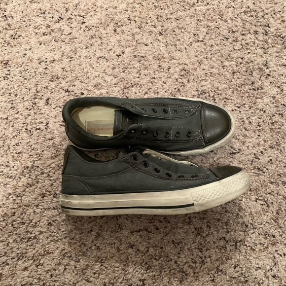 Converse x John Varvatos Canvas Leather Slide On - Picture 2 of 7
